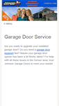 Mobile Screenshot of johnsongaragedoors.com